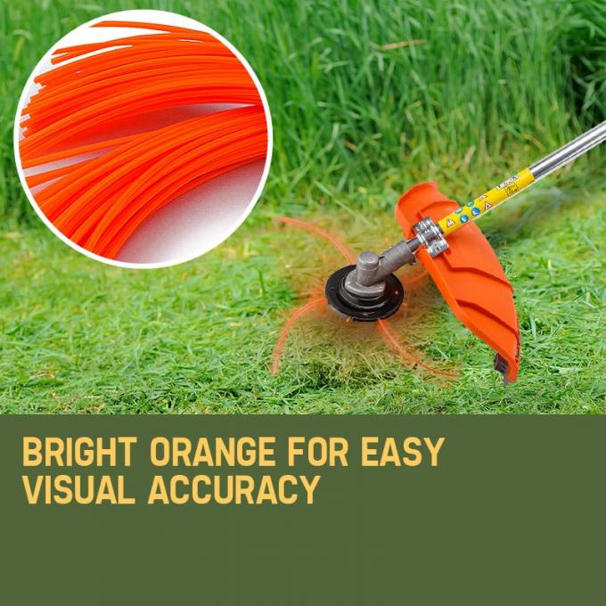 আগে থেকে কাটা বর্গাকার ঘাস ট্রিমার লাইন স্ট্রিমার কর্ড ২.৪ মিমি ২.৭ মিমি ৩.০ মিমি ৩.৩ মিমি 2