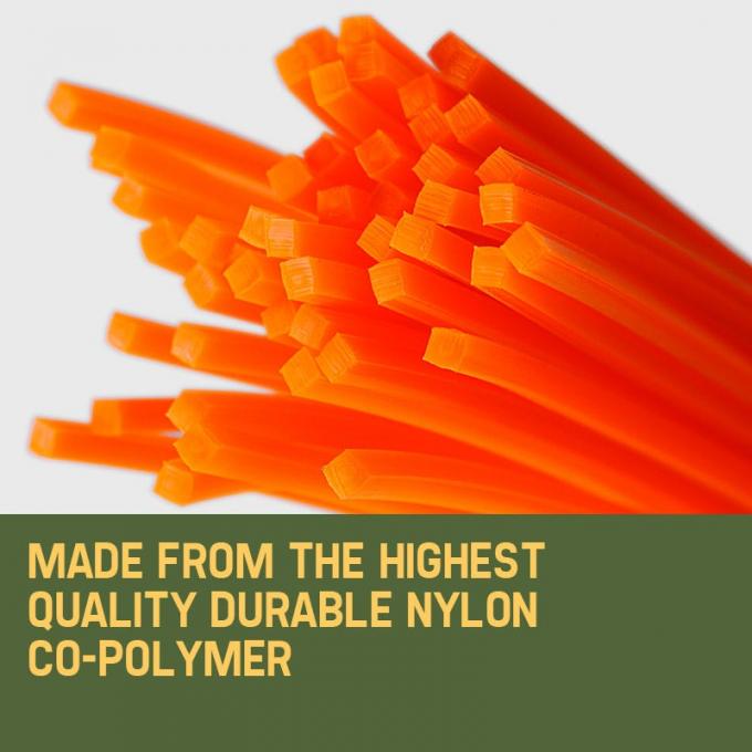 আগে থেকে কাটা বর্গাকার ঘাস ট্রিমার লাইন স্ট্রিমার কর্ড ২.৪ মিমি ২.৭ মিমি ৩.০ মিমি ৩.৩ মিমি 3