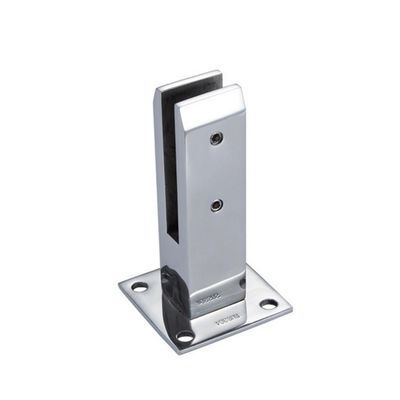 ভালো দাম Industrial Tempered Glass Spigot Balustrade with Stainless Steel Pool Fence Clamp অনলাইন