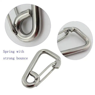 ভালো দাম Polished Finish Spring Snap Hook The Ultimate Gear for Hiking and Climbing Adventures অনলাইন