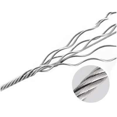 ভালো দাম 1x12 7x19 7x7 1x19 1.5mm 19mm 28mm 32mm 304 316 বিমানের জন্য স্টেইনলেস স্টীল তারের দড়ি অনলাইন