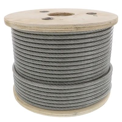 ভালো দাম Bending Galvanized Aircraft Cable 1x7 1x19 7x7 7x19 Steel Wire Rope for Hoist Lifting Crane অনলাইন