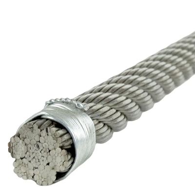 ভালো দাম Standard AiSi 6MM Galvanized Steel Wire Rope Cable for Gym Equipment Non-Alloy Steel অনলাইন
