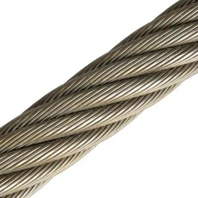 ভালো দাম উত্তোলনের জন্য ইস্পাত কোর 8x19W FC/IWRC 1/16'' 3/32'' 1/8'' 5/32'' 3/16'' 1/4'' 5/16'' তারের দড়ি অনলাইন