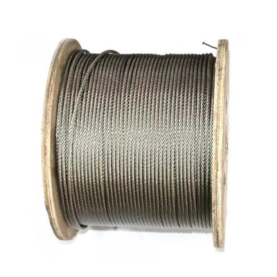 ভালো দাম Steel Core Stainless Steel Wire Rope Cable 1*7 1*19 7*19 Galvanized Type of Core Grade অনলাইন