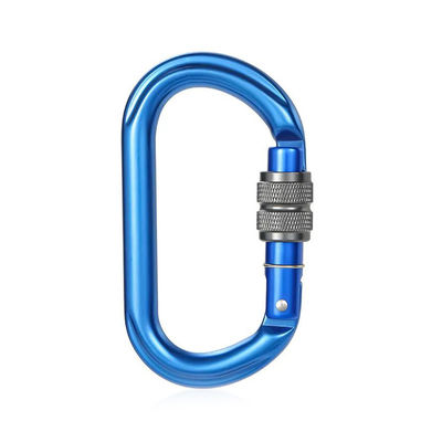 ভালো দাম Industrial Applications 25kN Round Aluminum Locking Carabiner Clip with Snap Hook অনলাইন