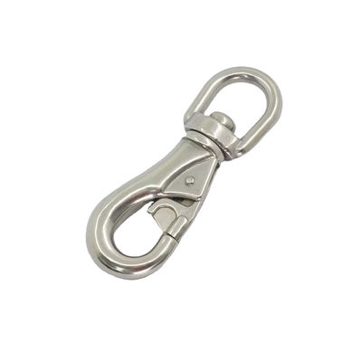 ভালো দাম Stainless Steel Bull Eye Swivel Single Snap Hook Marine Grade অনলাইন