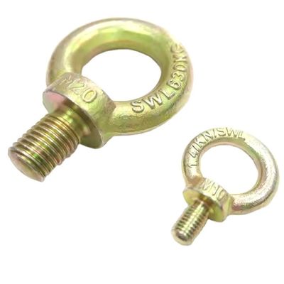 ভালো দাম গ্যালভানাইজড ইস্পাত M20 ZINC প্লেটেড ড্রপ ফোরজড আই স্ক্রু লিফটিং রিং JIS1168 আই বোল্ট অনলাইন
