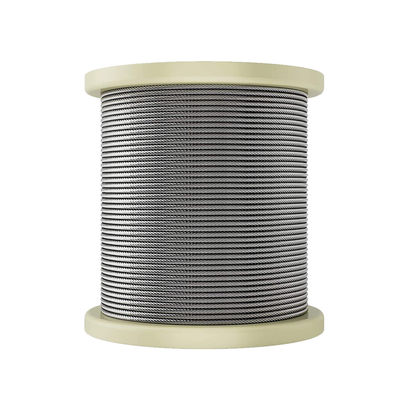 ভালো দাম 1/8 T304 স্টেইনলেস স্টীল এয়ারক্রাফট ক্যাবল রেইলিং তারের দড়ি ক্যাবল রেইলিং কিট জন্য 500m 1000m প্রতি রোল ক্রেন OEM গৃহীত অনলাইন