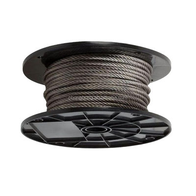 ভালো দাম DIN স্ট্যান্ডার্ড 3mm 6x19 FC স্টেইনলেস স্টীল 304/316 ওয়্যার রোপ 4mm 5mm 6mm 7mm 8mm 9mm 10mm 12mm 14mm 16mm 18mm 20mm 22mm 24mm অনলাইন