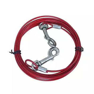 ভালো দাম 7x19 Pvc Coated Galvanized Wire Steel Rope Dog Tie Out Cable within Special Free Cutting Steel অনলাইন