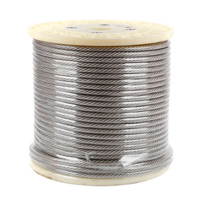ভালো দাম 0.5-0.6mm ব্যাসার্ধ 7 * 7 304 স্টেইনলেস স্টীল ক্যাবল তারের দড়ি নির্মাণের জন্য অনলাইন