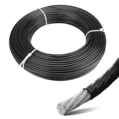 ভালো দাম অ্যালাইড স্টীল তারের দড়ি 1.8mm 7x19 ঠান্ডা শিরোনাম জন্য পিভিসি লেপা স্কিপিং দড়ি জারা এবং আবহাওয়া প্রতিরোধী অনলাইন