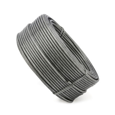 ভালো দাম Galvanized Aircraft Cable 7X19 High Strength Steel Wire Cable with 304 Stainless Steel OEM Acceptance অনলাইন