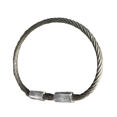 ভালো দাম Galvanized Steel Wire Rope Lifting Sling Hand Rigging Slings With Thimble for Crane অনলাইন