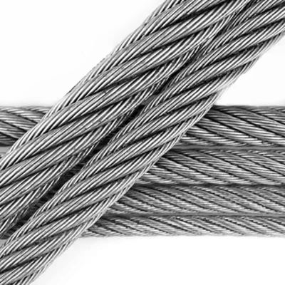 ভালো দাম ৬*২৪ ৭এফসি ২০মিমি ট্রল ফিশিংয়ের জন্য গ্যালভানাইজড স্টিল তারের দড়ি, হট ডিপ সারফেস নন-অ্যালয় অনলাইন