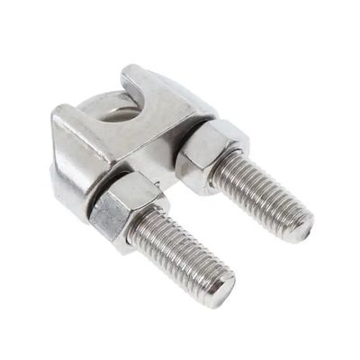 Adjustable Stainless Steel Wire Rope Clamp Electro Galvanized For Metal Riggings