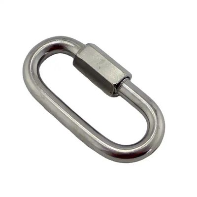 ভালো দাম 304/316 Stainless Steel Quick Link Carabiner Hooks Polished Finish for Connecting অনলাইন