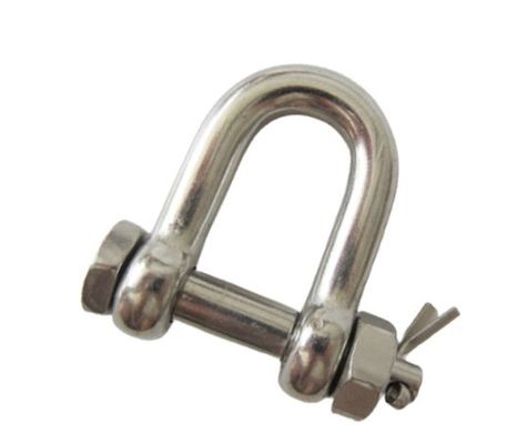 ভালো দাম Polished Finish OEM 304 316 Stainless Steel Us Bolt Type Chain Shackle D Shackle অনলাইন