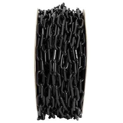 Crowd Control Barrier Steel Link Chain Fence Black Plastic Chain Injection Structure