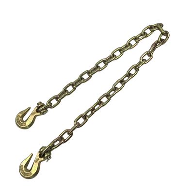 ভালো দাম Galvanized G70 Binder Steel Link Chain Forged Clevis Grab Hooks 20Mn2 Metal Link Chain অনলাইন