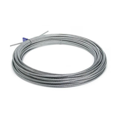 ভালো দাম আইএসআই স্ট্যান্ডার্ড ৬x৭ এফসি গ্যালভানাইজড স্টিল তারের দড়ি, যেকোনো ব্যবহারের জন্য শক্তিশালী এবং মজবুত অনলাইন