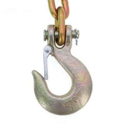 ভালো দাম ৩/৮ জি৭০ চেইন টো ফ্ল্যাটবেড ট্রাক ট্রেইলার চেইন টাই ডাউন, ওয়েল্ড করা পরিবহন চেইন প্রান্ত সহ অনলাইন