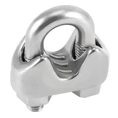 Galvanized Finish Rigging Hardware Easy Installation Stainless Steel Cable Clamps