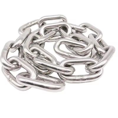 Polish SS201 SS304 Stainless Steel Lifting Chain DIN5685C DIN763 Rustproof
