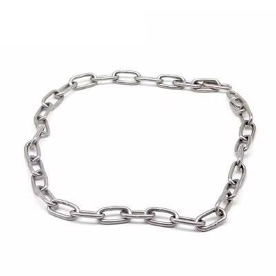 ভালো দাম Blacken Finished Long Link Chain Stainless Steel 316 DIN 763 DIN766 অনলাইন