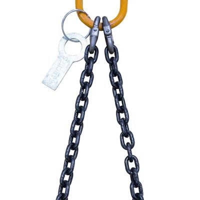 ভালো দাম 40 Ton Load Capacity 20Mn2 Chain Lifting Chain Sling With Master Link 12M Long Double Leg অনলাইন