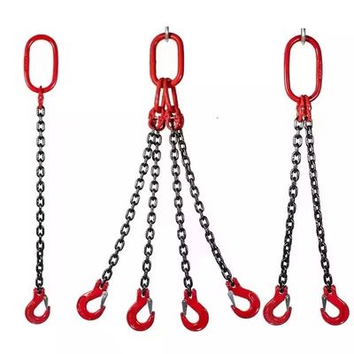 ভালো দাম 48kN Test Load G80 2 Legs Chain Sling for Durable and Versatile Lifting Needs অনলাইন