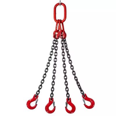 ভালো দাম G80 Chain Sling With Legs/Endless for Lifting Goods Black Finish Welded Chain Structure অনলাইন