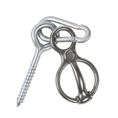 Stainless Steel Horse Tack Blocker Tie Rings For Harness Safety And Control