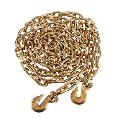 ভালো দাম স্ট্যান্ডার্ড জি70 ১/২''x ২০' স্টিল লিফটিং চেইন, লোড সুরক্ষার জন্য ৪৮kN পরীক্ষিত লোড অনলাইন