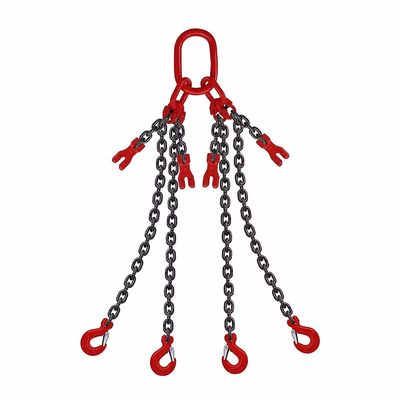 ভালো দাম G80 G100 Four Legs Lifting Chain Sling Hook Chain for Link Function Other in Black অনলাইন