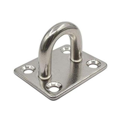 ভালো দাম Rustproof Stainless Steel Square Eye Plate For Door Clasp And Wall Mount Hanging অনলাইন