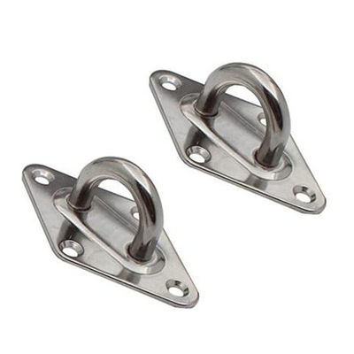 Marine Rigging Hardware Stainless Steel 304 Diamond Eye Plate High Strength