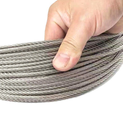 Steel Core Galvanized Wire Rope 1*7 7*7 1*19 7*19 6*12 6*19 6*37 FC IWRC for Elevator