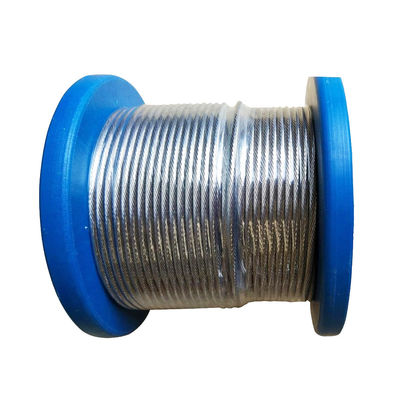 6X12 3 9 1X12 3 9 Galvanized Wire Rope Steel Cable with Steel Grade Stainless Steel