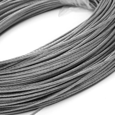 ভালো দাম 6.3mm 6X19 S সিল 1770 এমপিএ গ্যালভানাইজড লিফট গভর্নর তারের স্টিলের তারের দড়ি অনলাইন