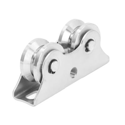 ভালো দাম Stainless Steel V Shaped Double Bearing Caster Sliding Gate Wheel with Bracket অনলাইন