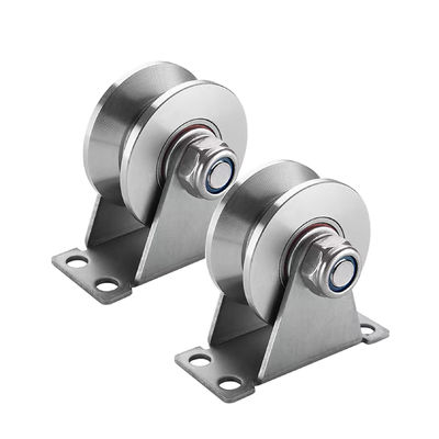 ভালো দাম Wall-Mounted Ceiling Lift Pulley Stainless Steel V-grooved Roller Pulley অনলাইন