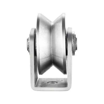ভালো দাম V-shaped Grooved Wheel Stainless Steel Grooved Wheel Heavy Rail Sliding Gate Wheel অনলাইন