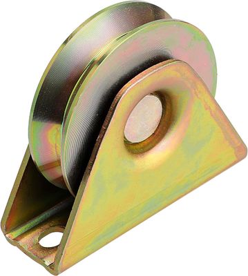 ভি আকৃতির খাঁজ গেট চাকা রঙ জিঙ্ক-লেপা ইস্পাত পুলি স্লাইডিং গেট চাকা রোলার দরজা জিনিসপত্র