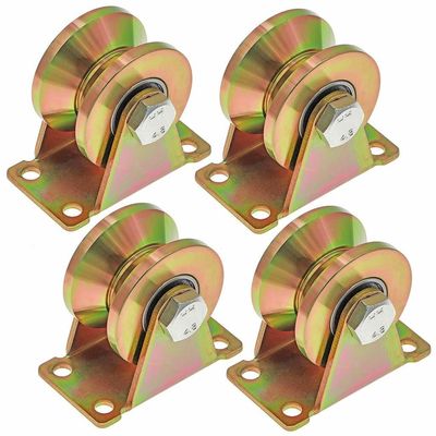 ভালো দাম Heavy Duty Swing Sliding Gate Hardware Wheels Sliding Gate Tracks Wheels Hardware Kit Barrier Alumanium Roller Gate অনলাইন
