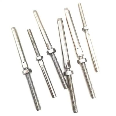 ভালো দাম Stainless Steel 316 Wire Rope Swage Stud Terminal Heavy Duty With Nut অনলাইন