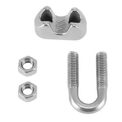 ভালো দাম Stainless Steel Drop Forged Italian Type Wire Rope Clips Hardware অনলাইন