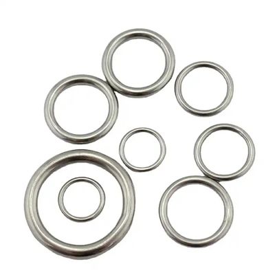 ভালো দাম 2.5*7.5mm 316/304 Stainless Steel Mini Marine Strap Welded Round O Ring অনলাইন