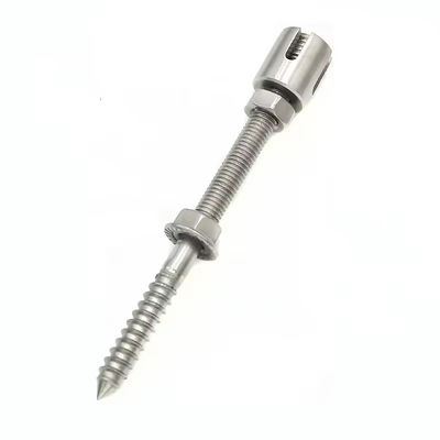ভালো দাম 3 to 5 mm Green Wall Cable Hubs Stainless Steel Hub Bracket Wire Trellis Tension For Fence Climbing Plants অনলাইন